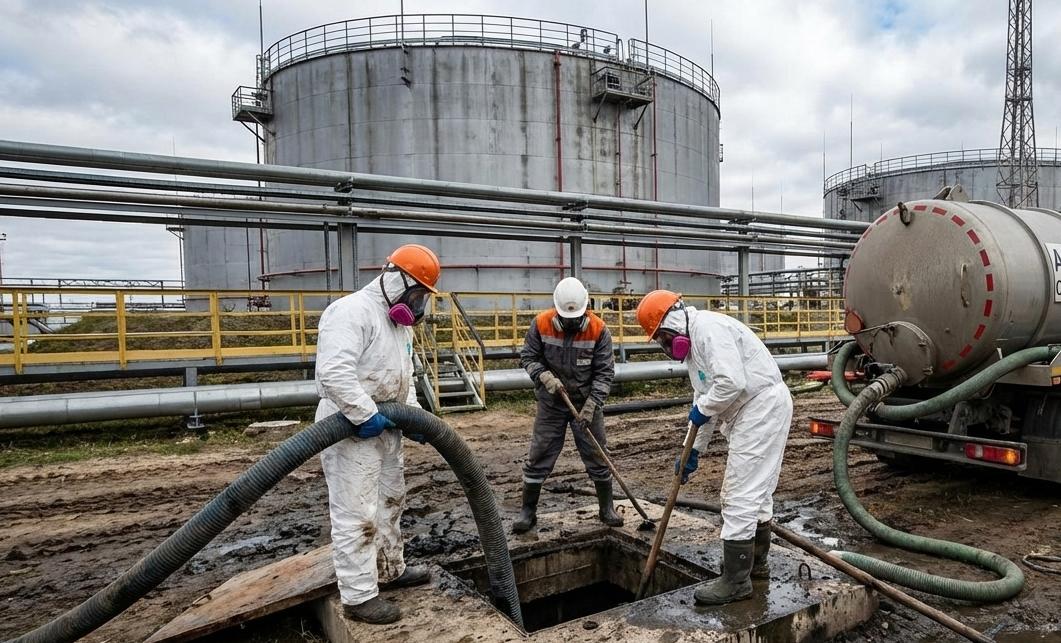Retirada de lodos industriales